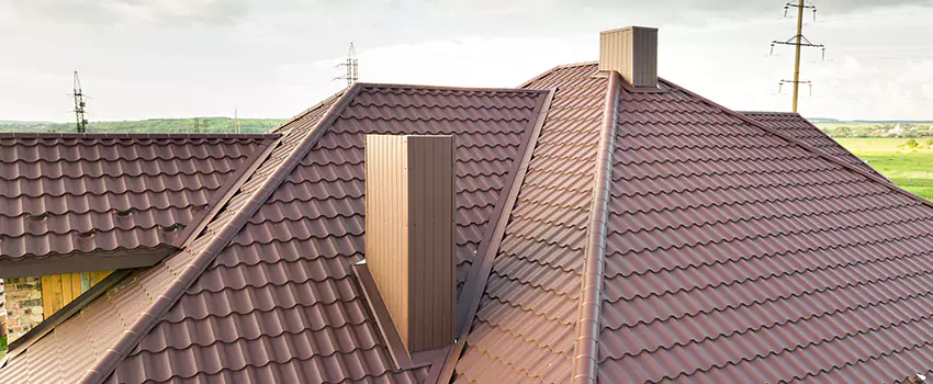 Residential Chimney Flashing Restoration in Woburn, MA