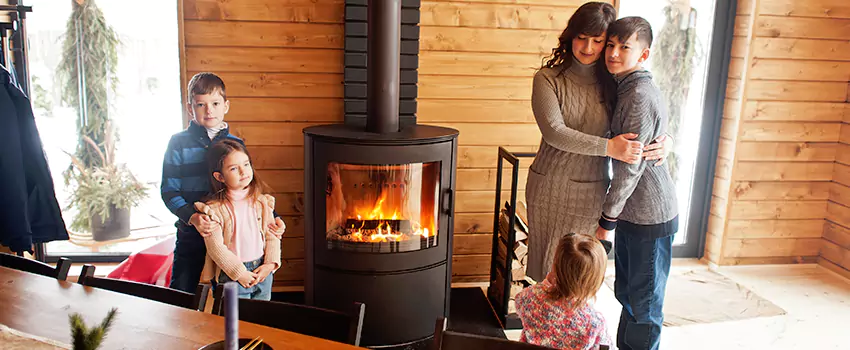 Morso Cast Iron Fireplace Insert Installation in Woburn, Massachusetts