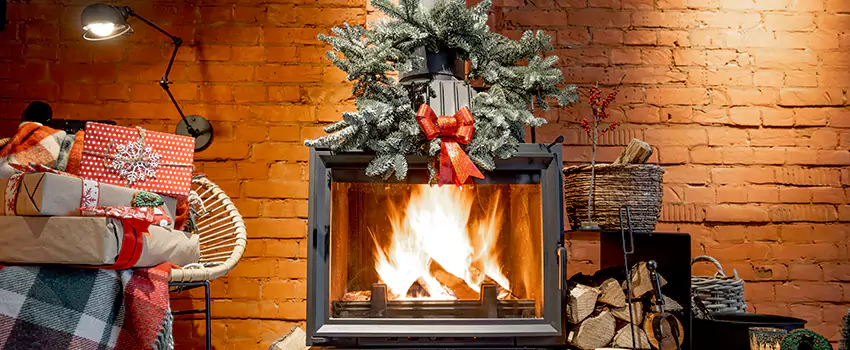 Travis Industries Linear Gas Fireplace Installation in Woburn, Massachusetts