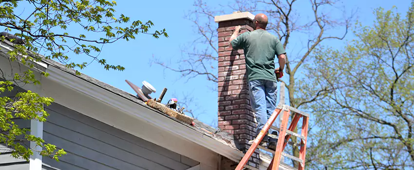 Vinyl and PVC Chimney Flashing Installation in Woburn, MA